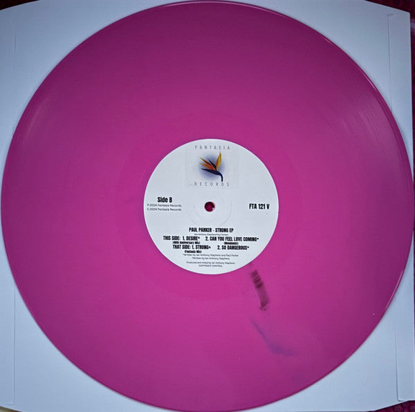 Paul Parker : Strong (12", EP, Pin)