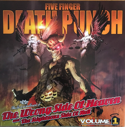 Five Finger Death Punch : The Wrong Side Of Heaven And The Righteous Side Of Hell, Volume 1 (2xLP, Album, RE)