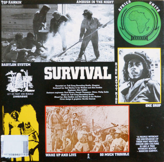 Bob Marley & The Wailers : Survival (LP, Album)