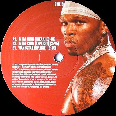 50 Cent : In Da Club (12", Single)